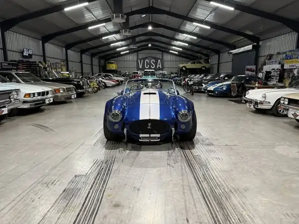 South African classic car showroom