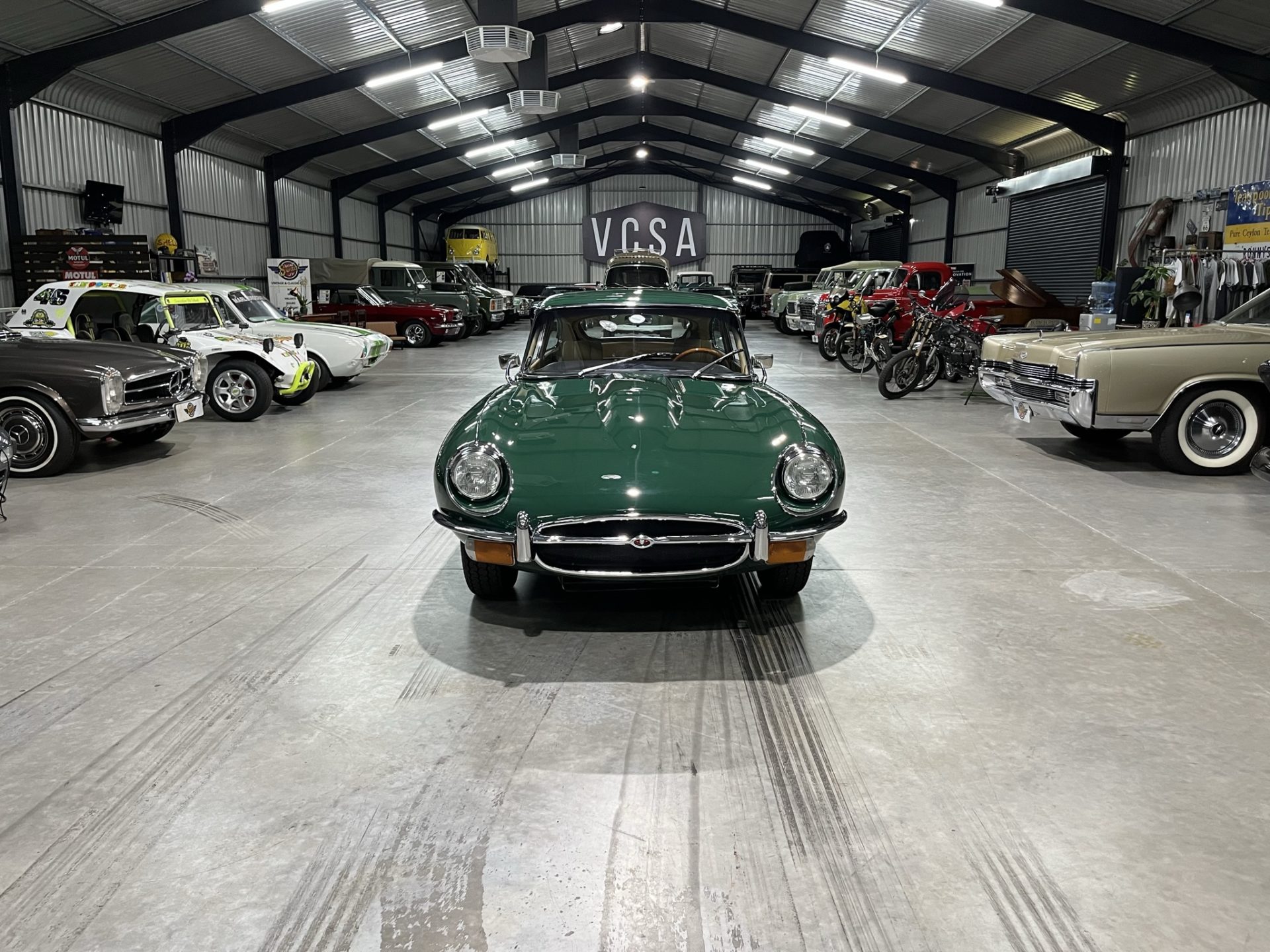 restored heritage sports car