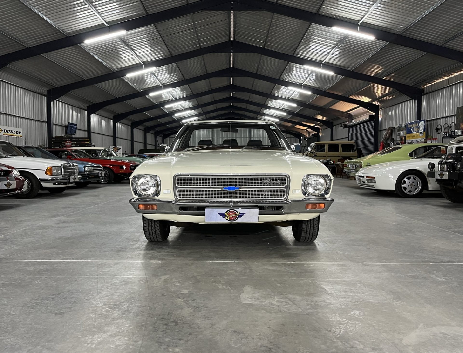 South African classic car showroom