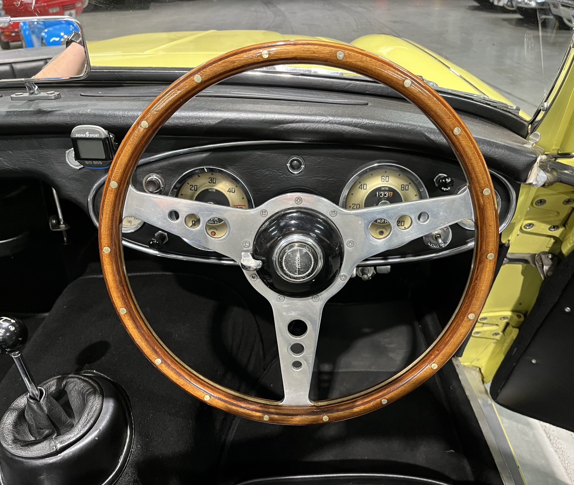 collector showroom sports car