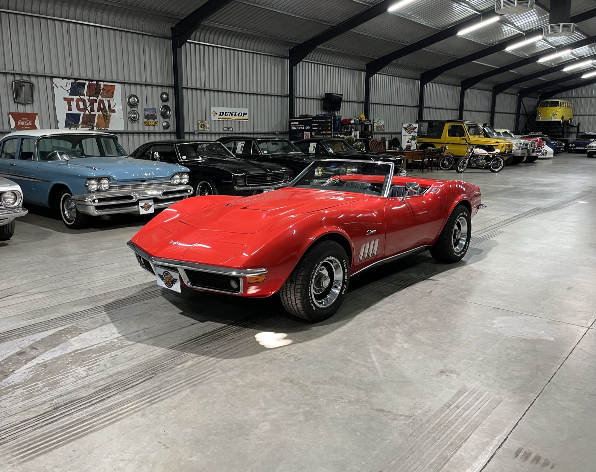 restored heritage sports car