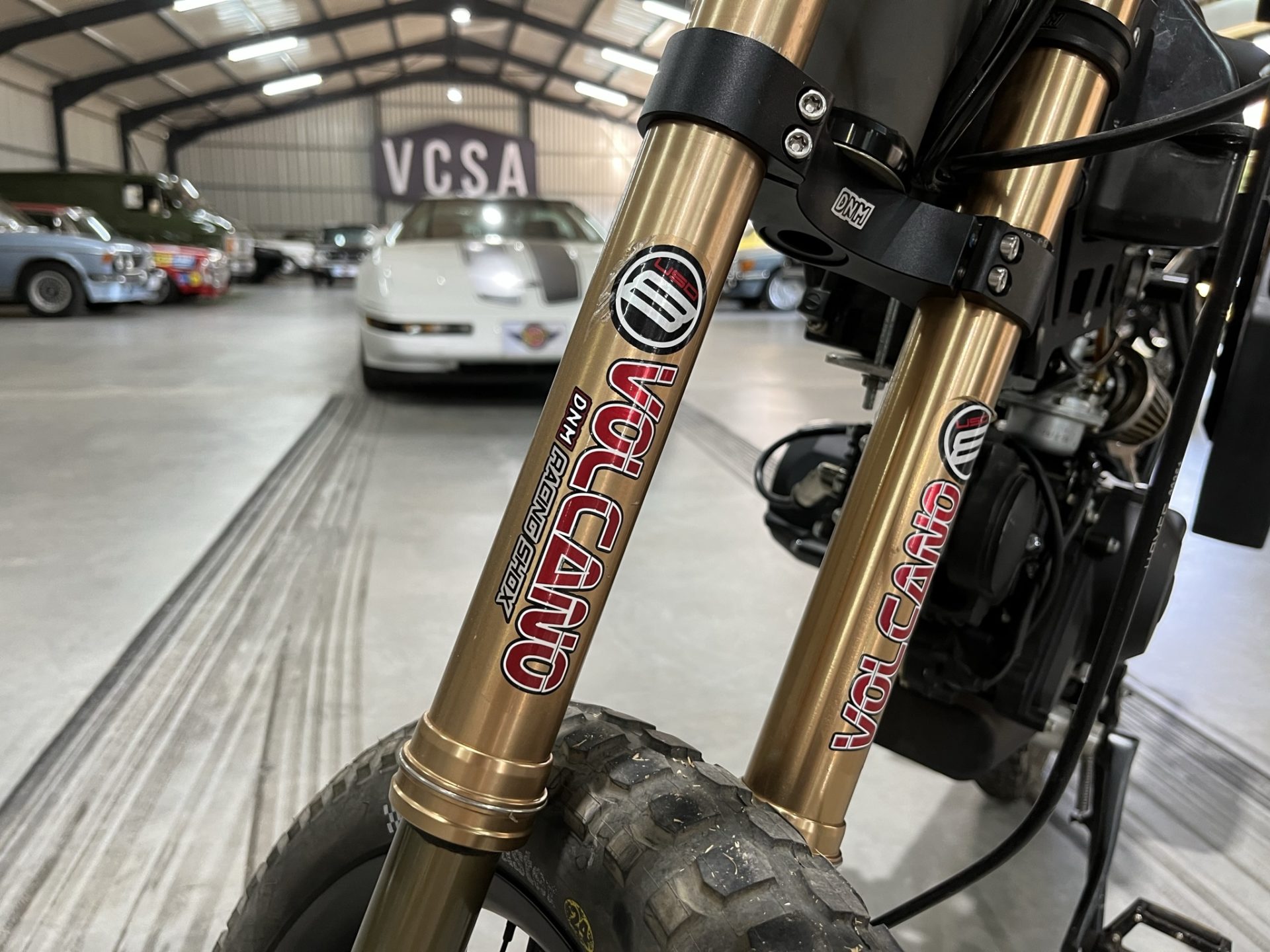 rare classic automobile showroom