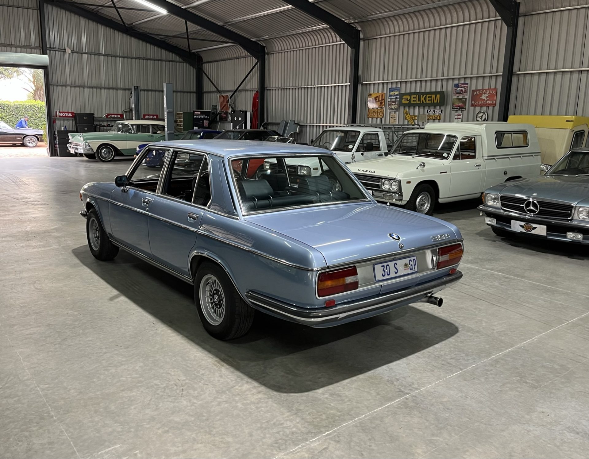 restored heritage sports car