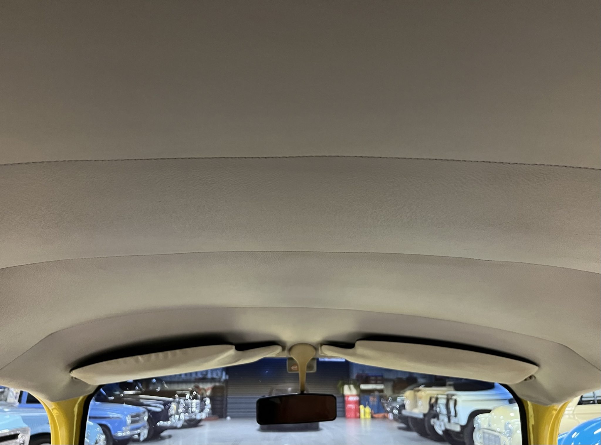 South African classic car showroom