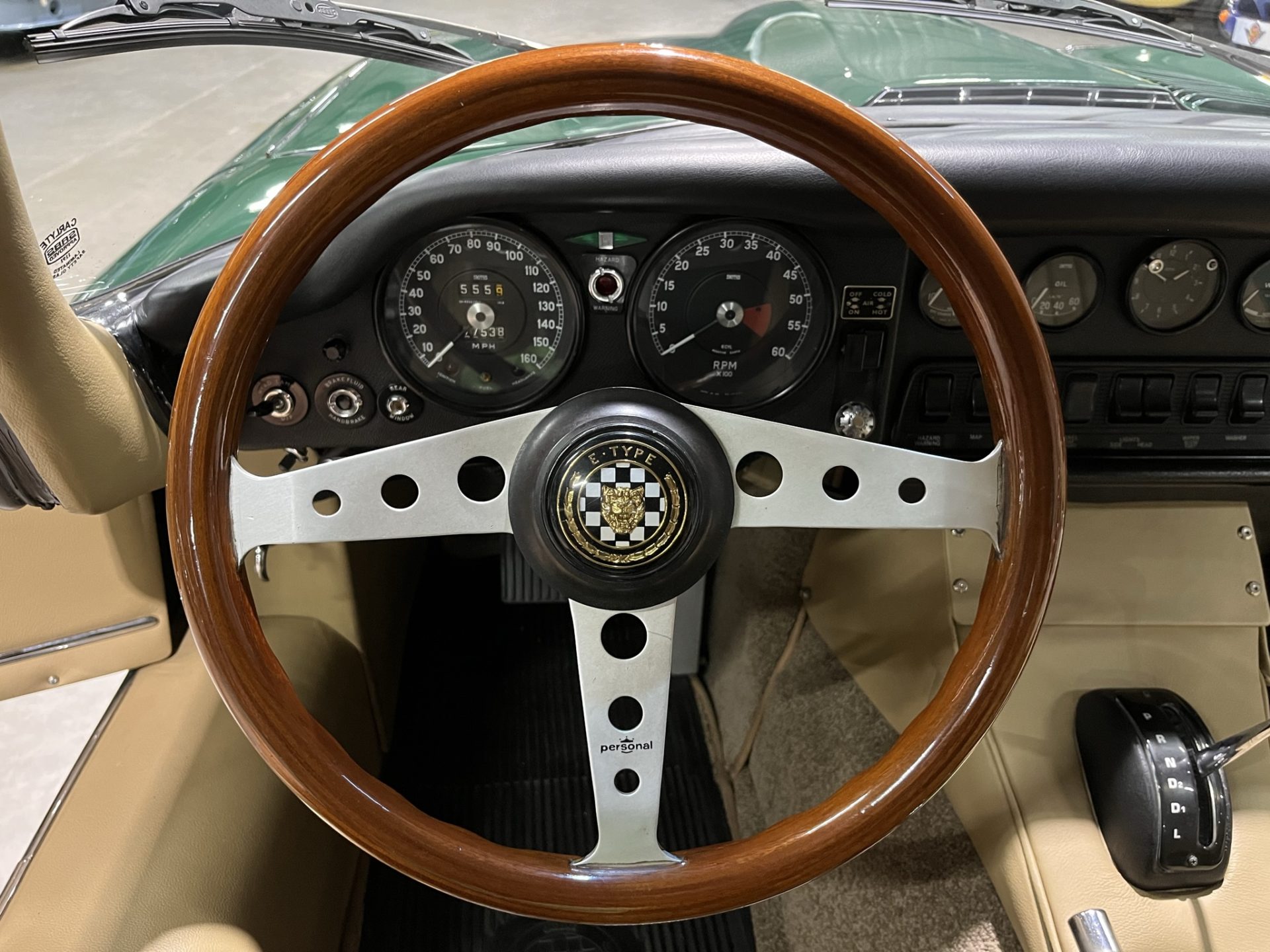 rare classic automobile showroom