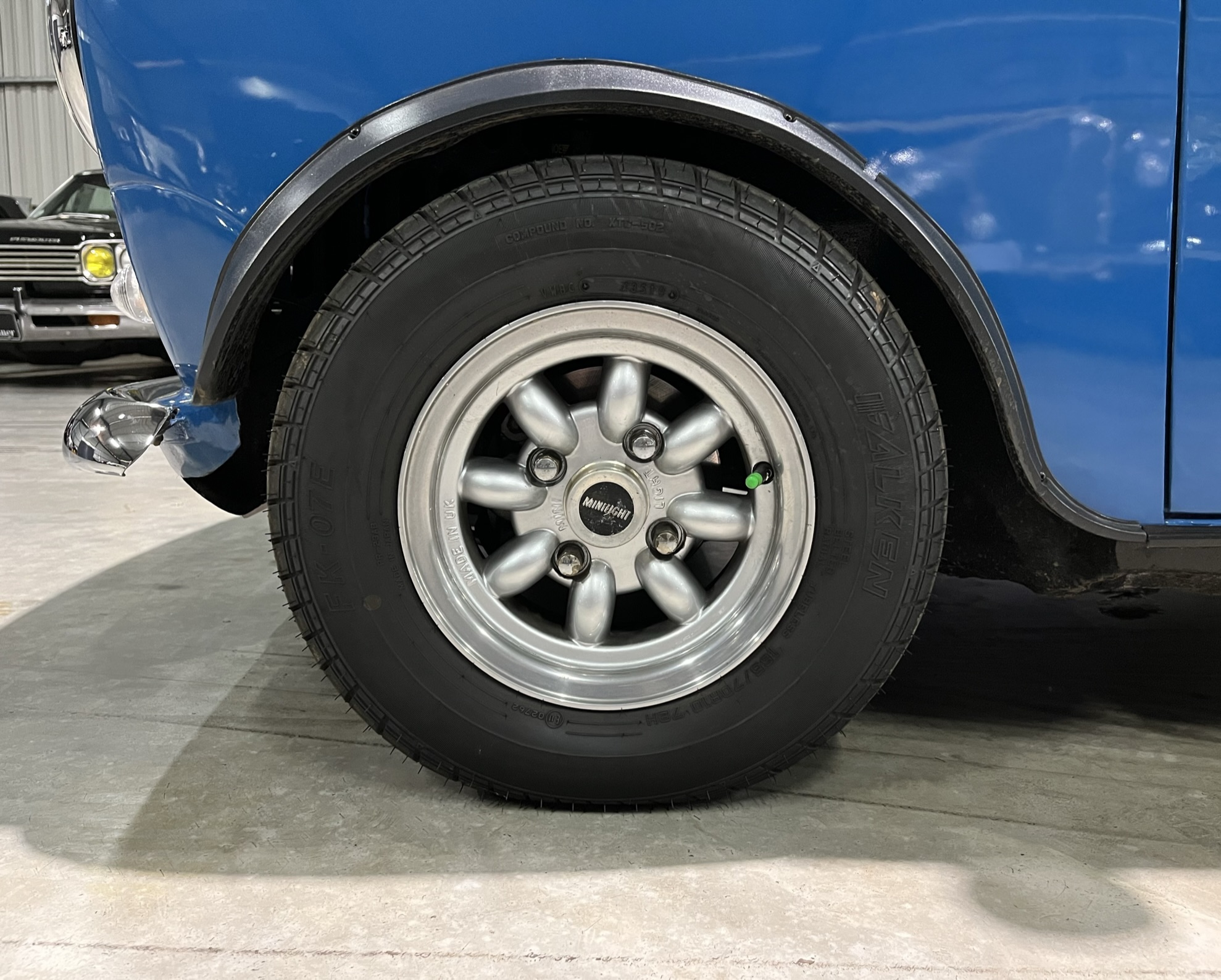 restored heritage sports car