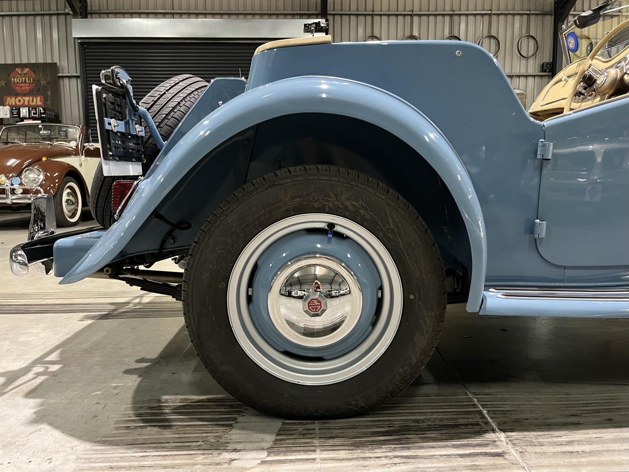 South African classic car showroom