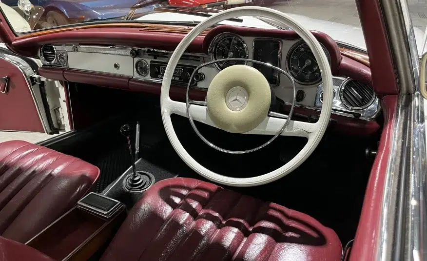 rare classic automobile showroom