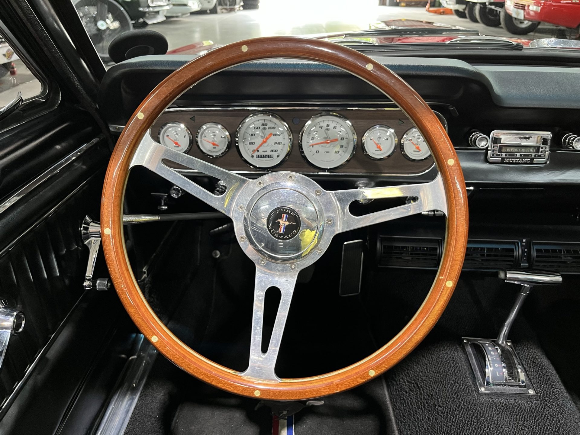 South African classic car showroom
