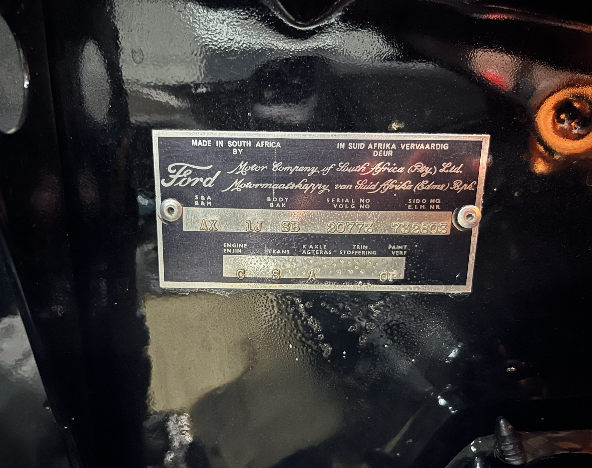 vintage motoring icon South Africa