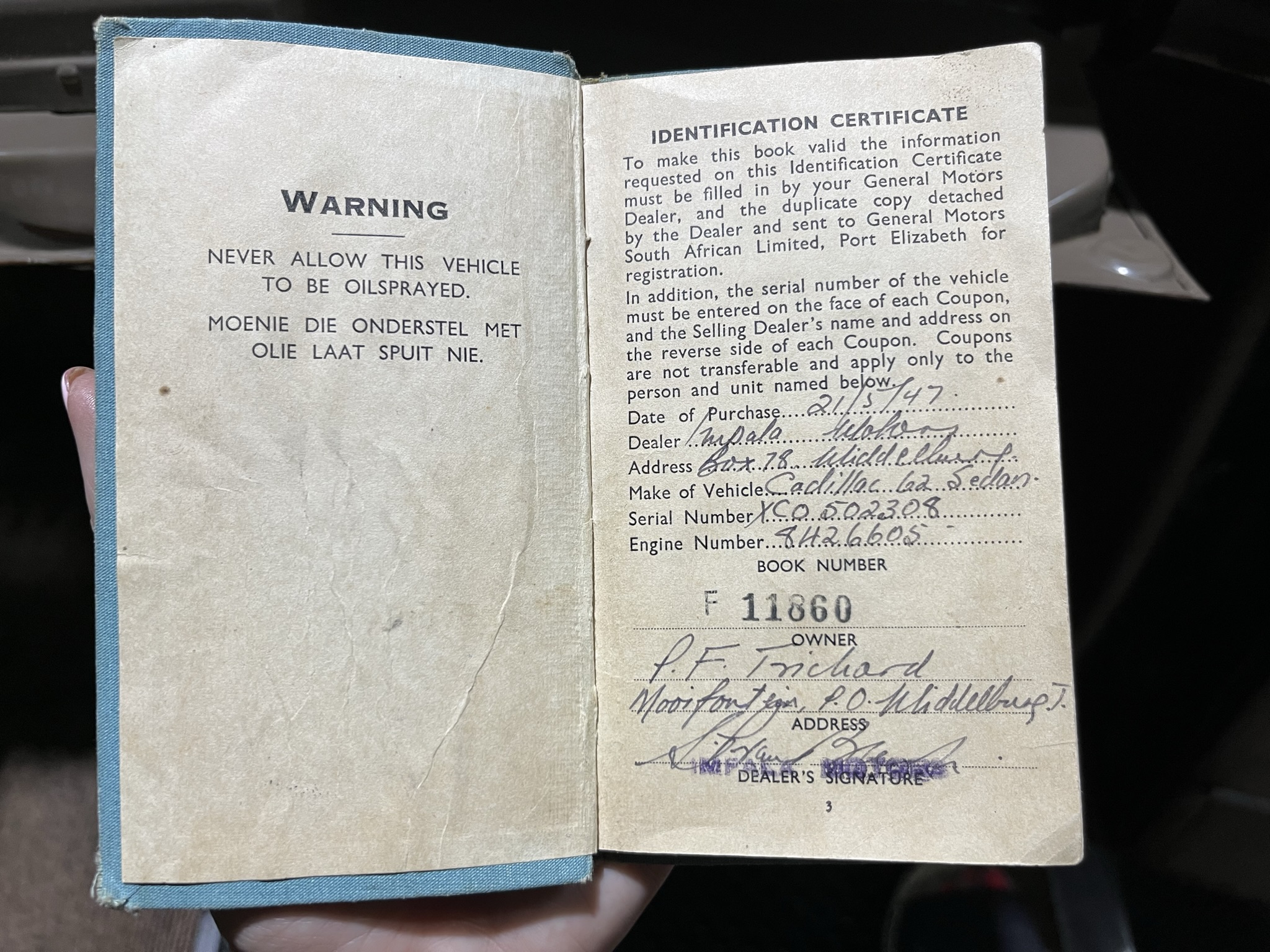 collector vehicle South Africa