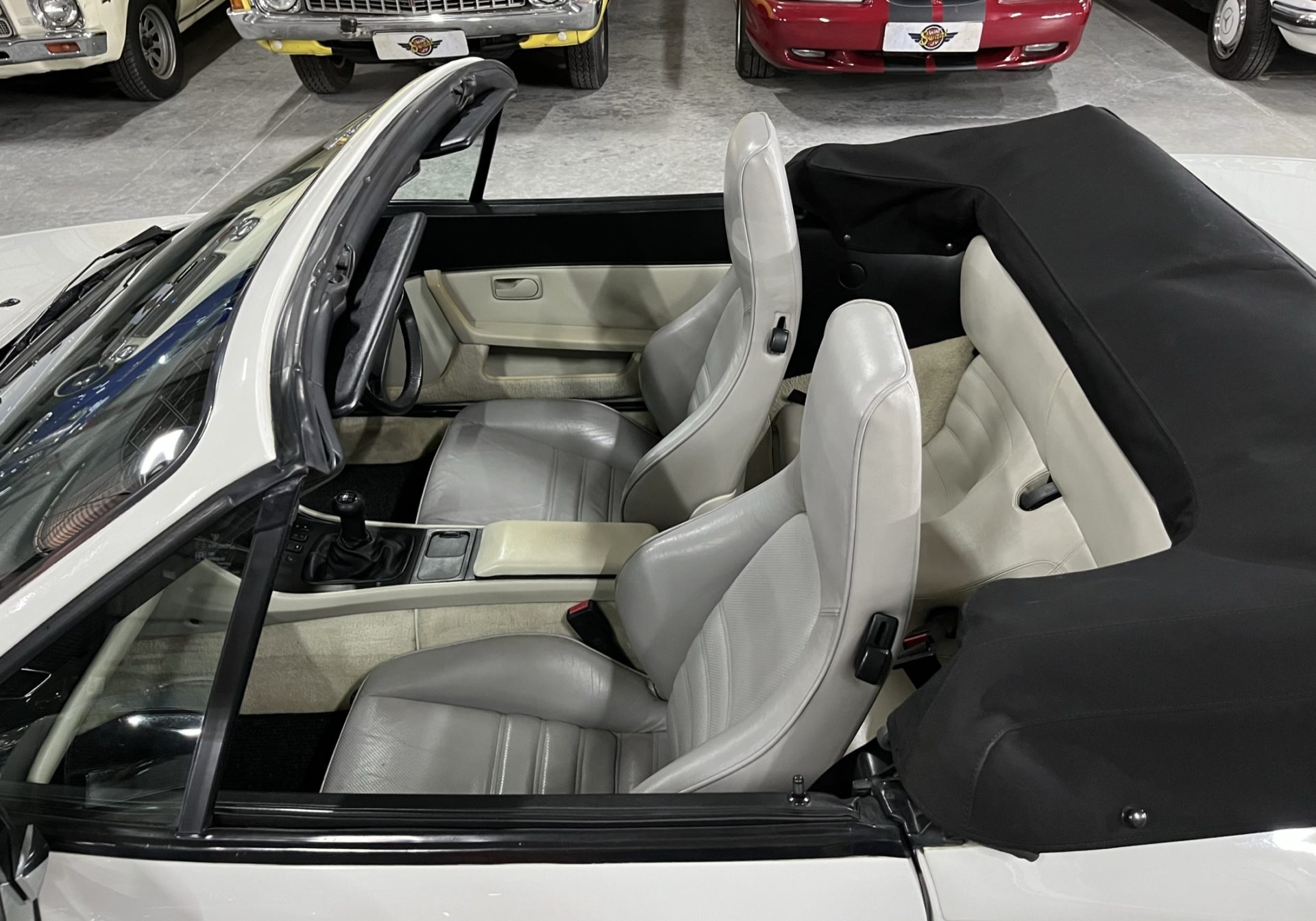 rare classic automobile showroom