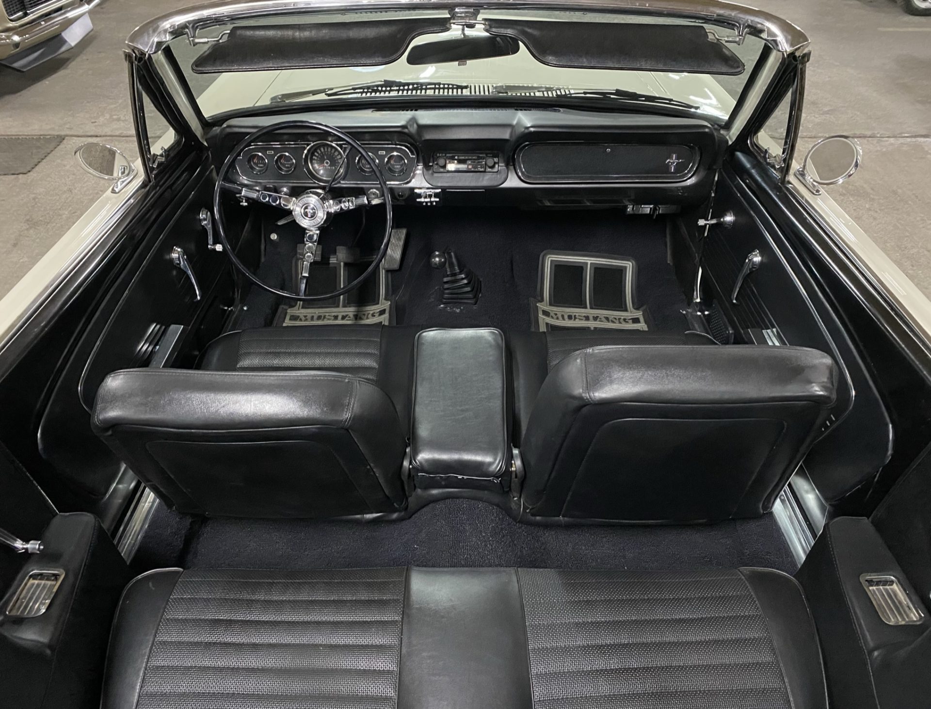 rare classic automobile showroom