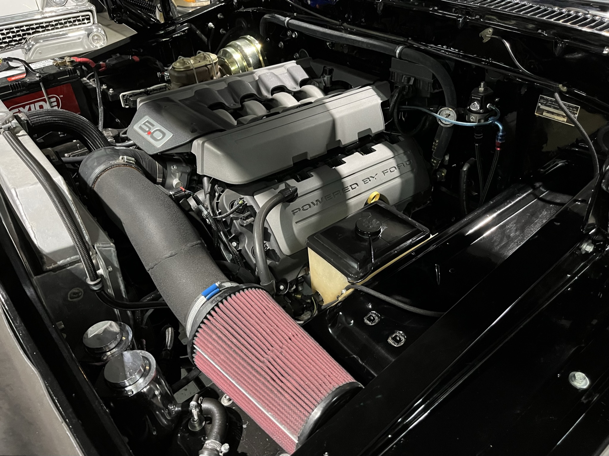 rare classic automobile showroom