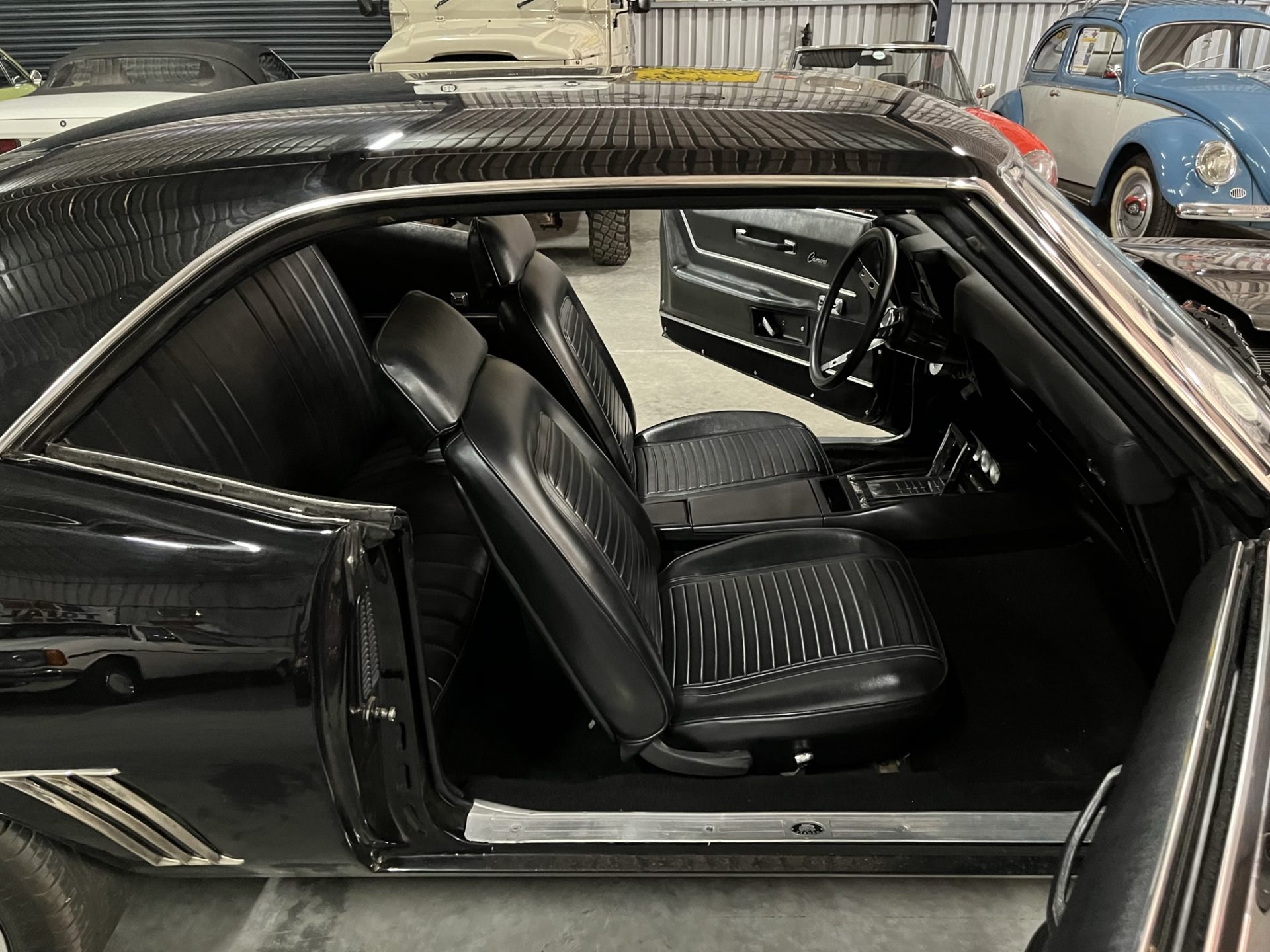 rare classic automobile showroom