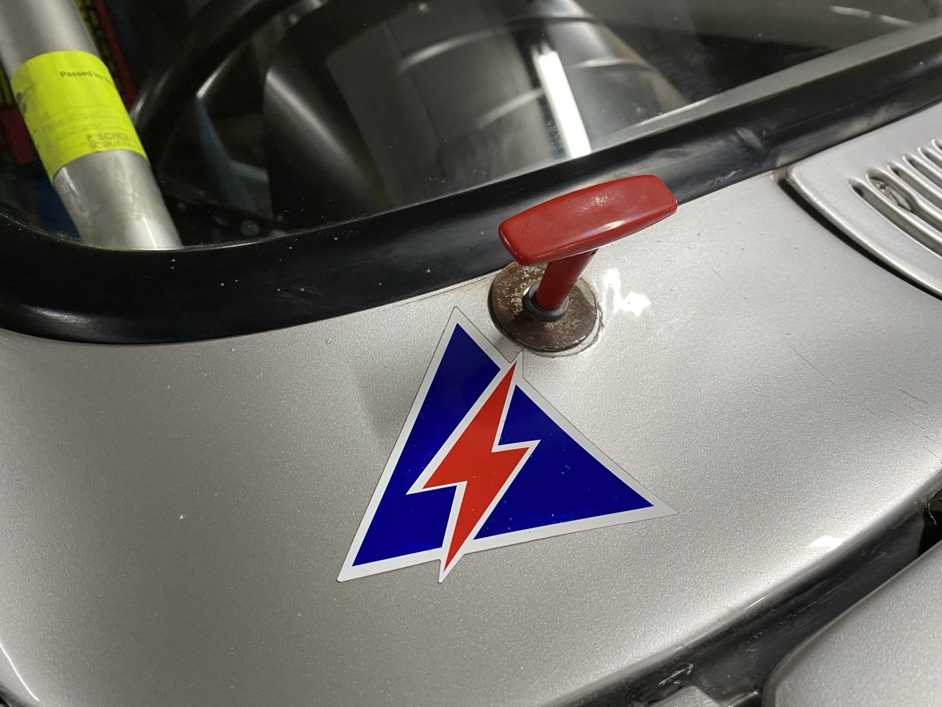 restored heritage sports car