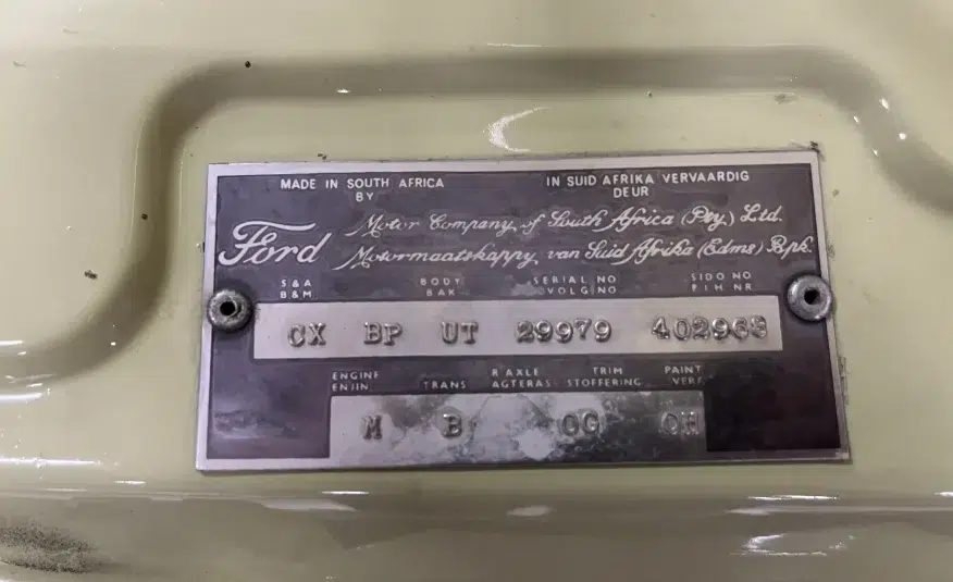 historic motor car South Africa