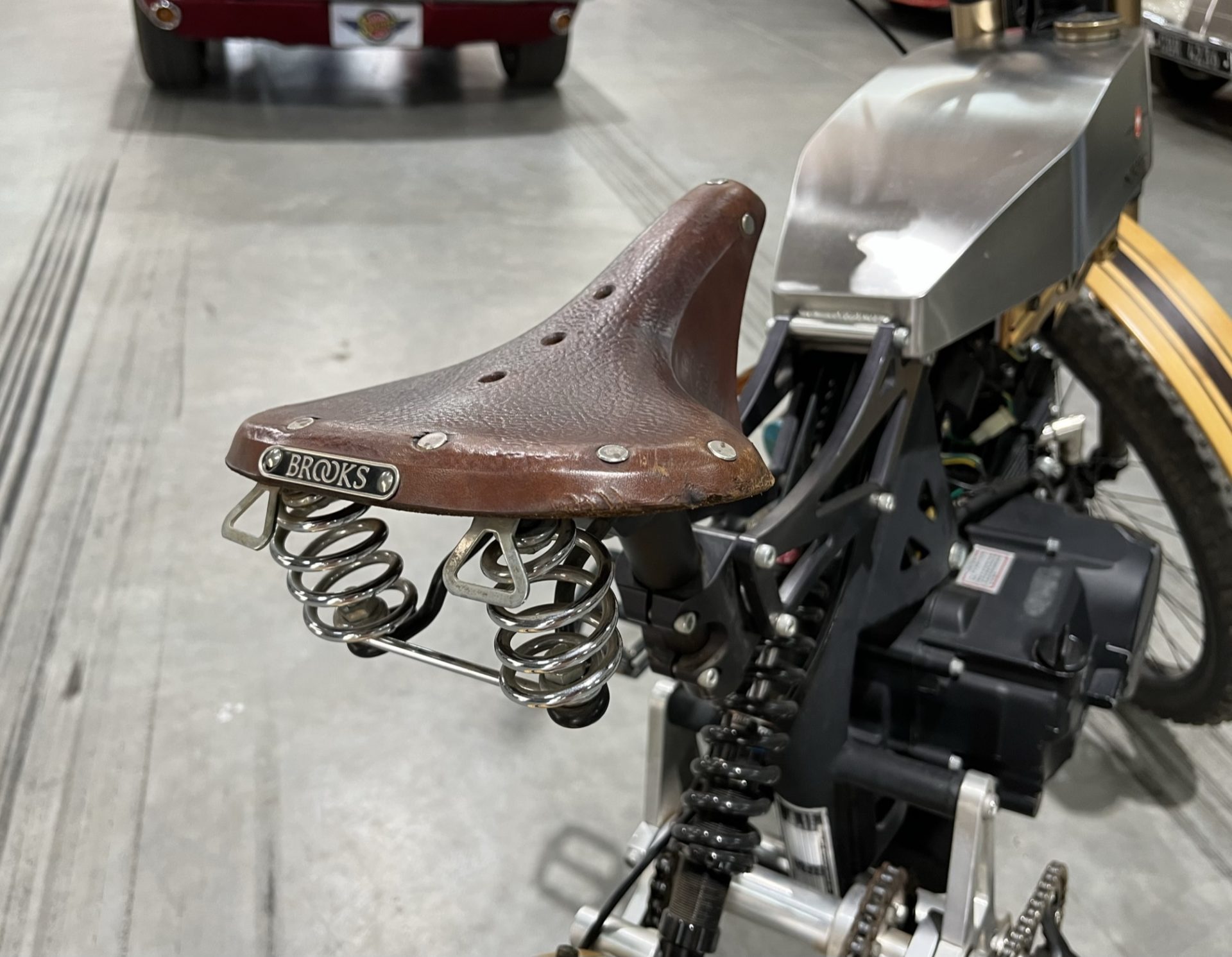 restored heritage sports car