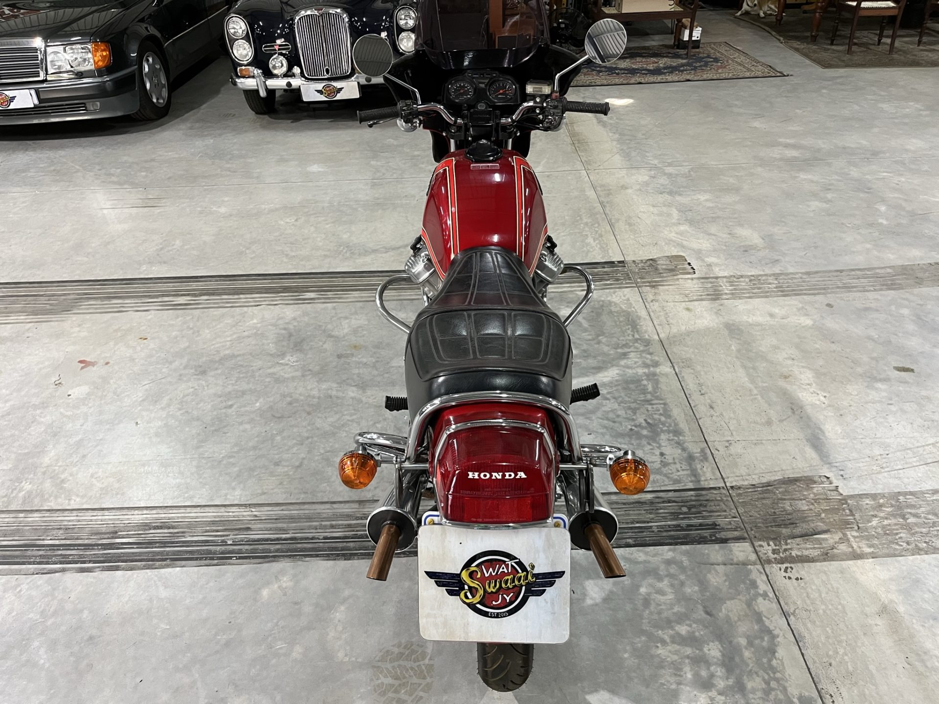 South African classic car showroom