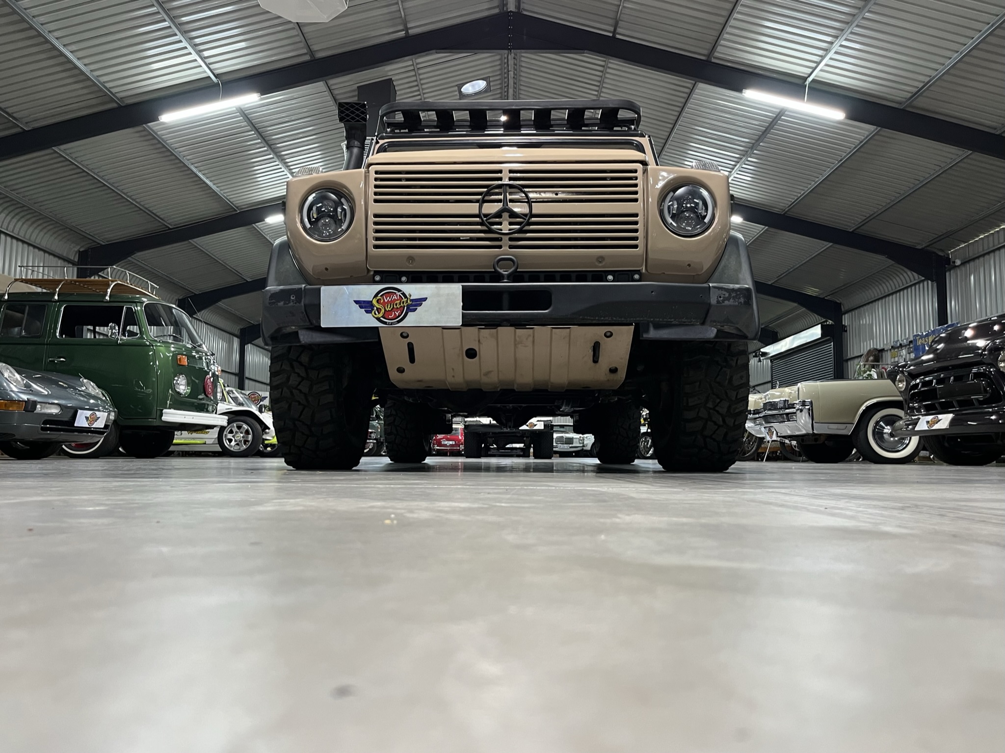 collector showroom sports car