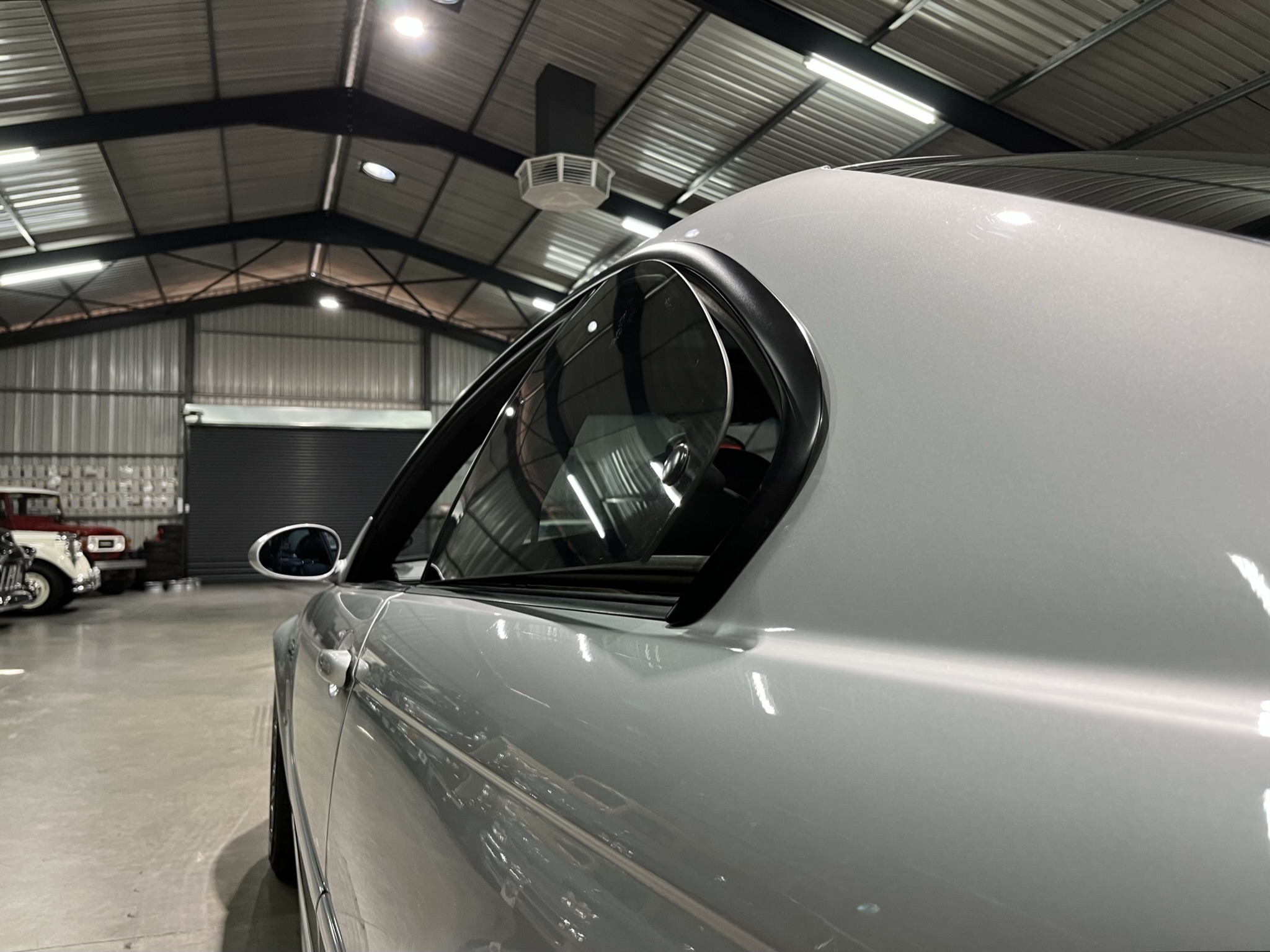 restored heritage sports car