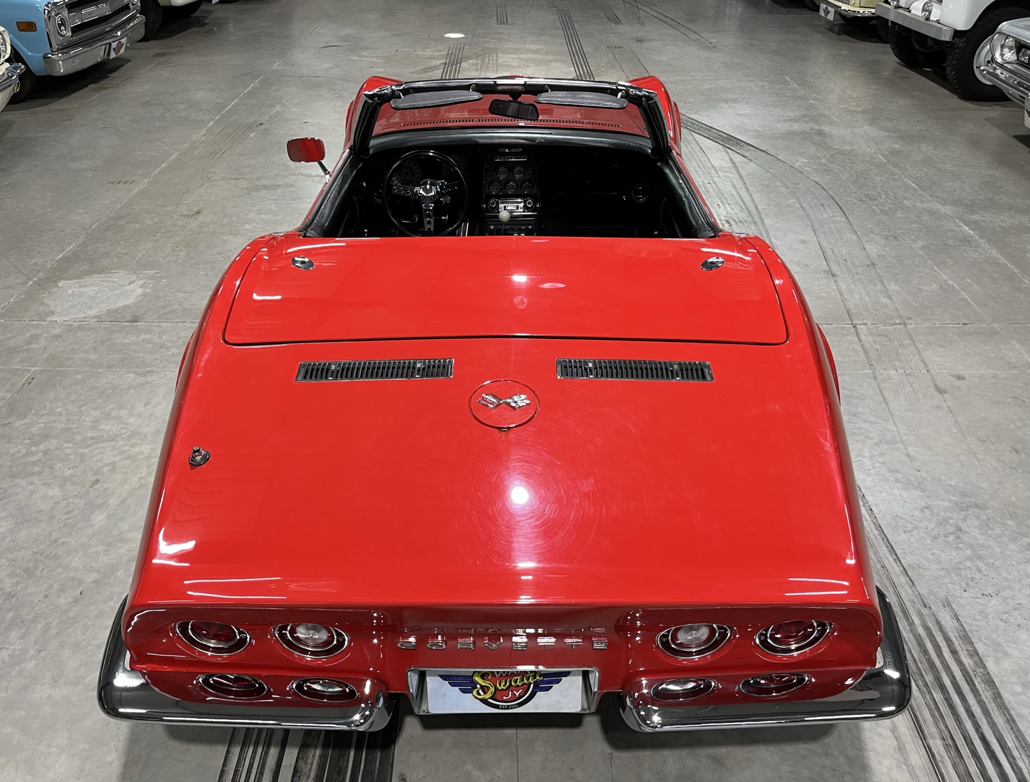 collector showroom sports car