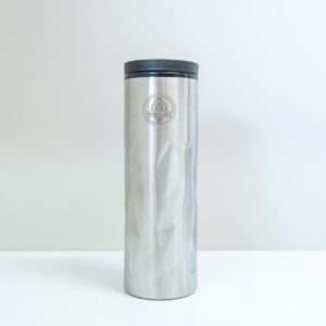 Shelby logo hot cold flask with straw