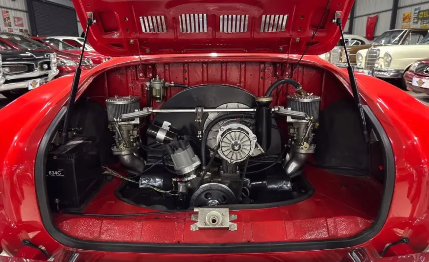 restored heritage sports car